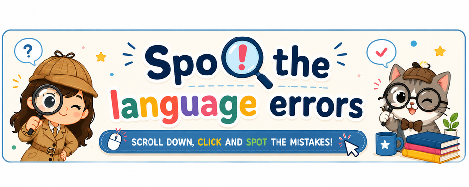 Can you find all the mistakes?